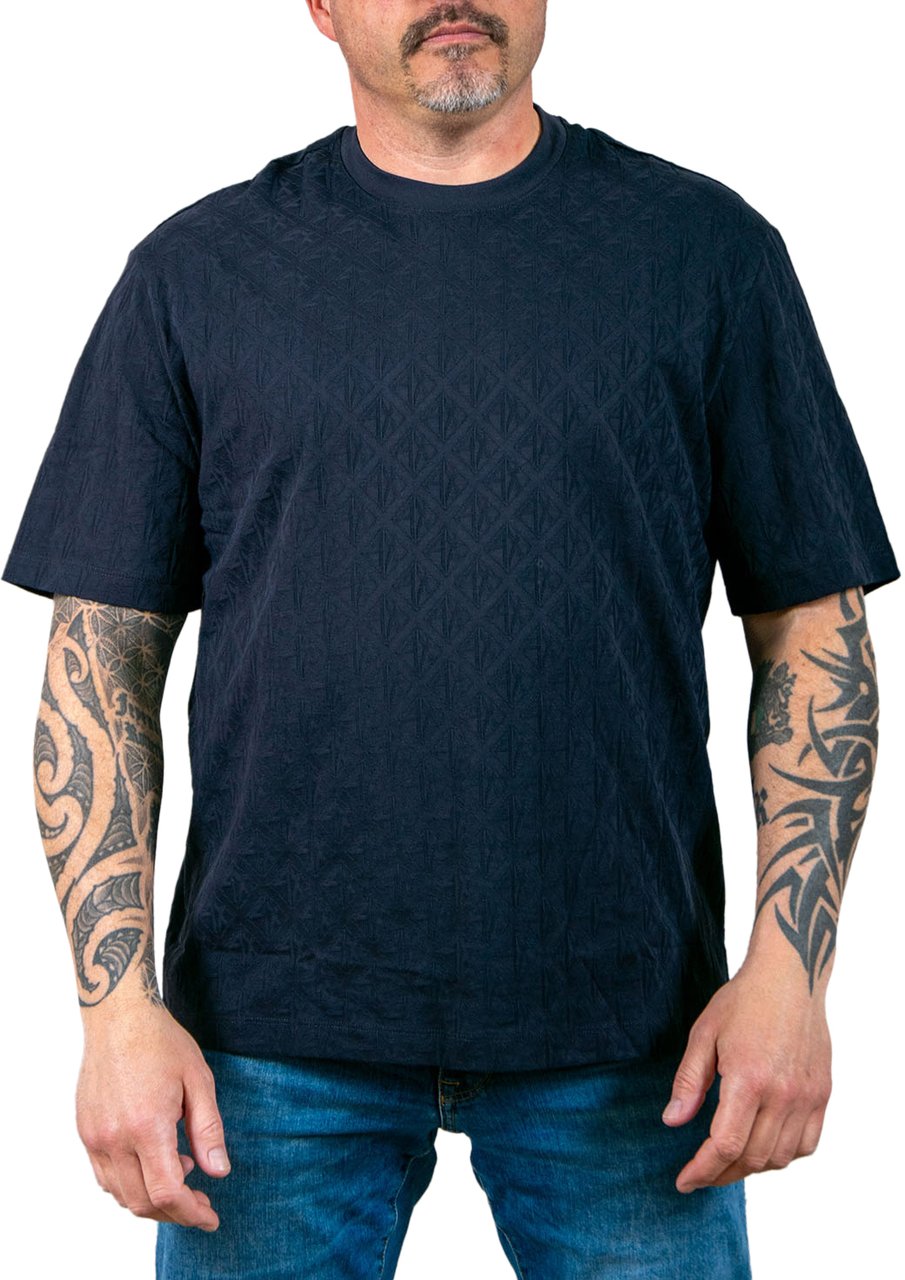 Armani Exchange T-Shirt Blauw