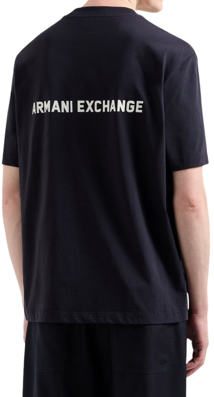 Armani Exchange Heren T-shirt Blauw