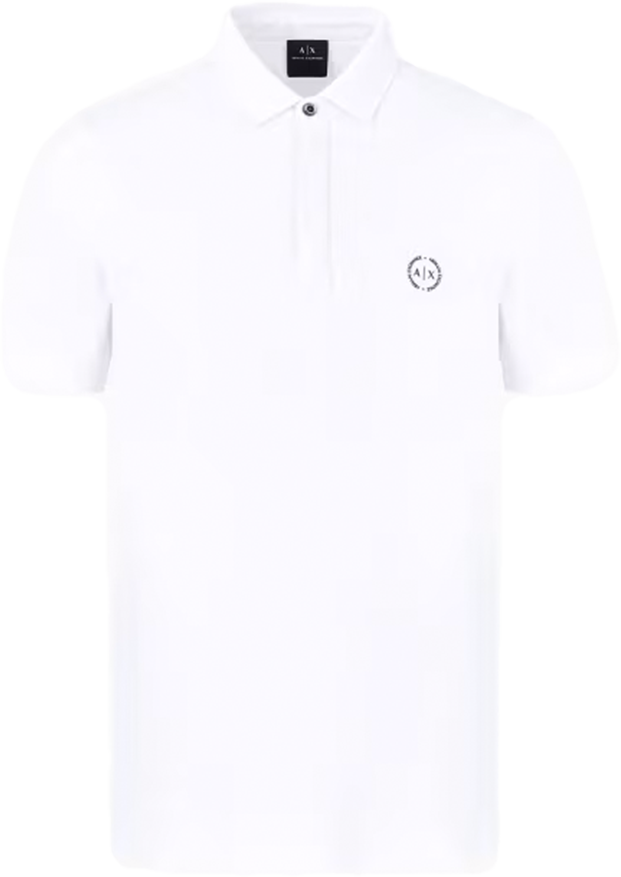 Armani Exchange Armani Exchange Polo Shirt Wit