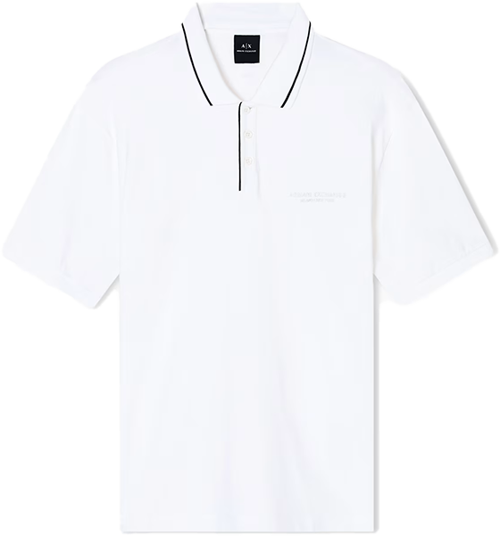 Armani Exchange Armani Exchange Polo Shirt Wit