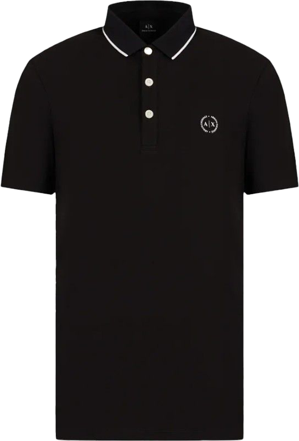 Armani Exchange Armani Exchange Polo Shirt Zwart