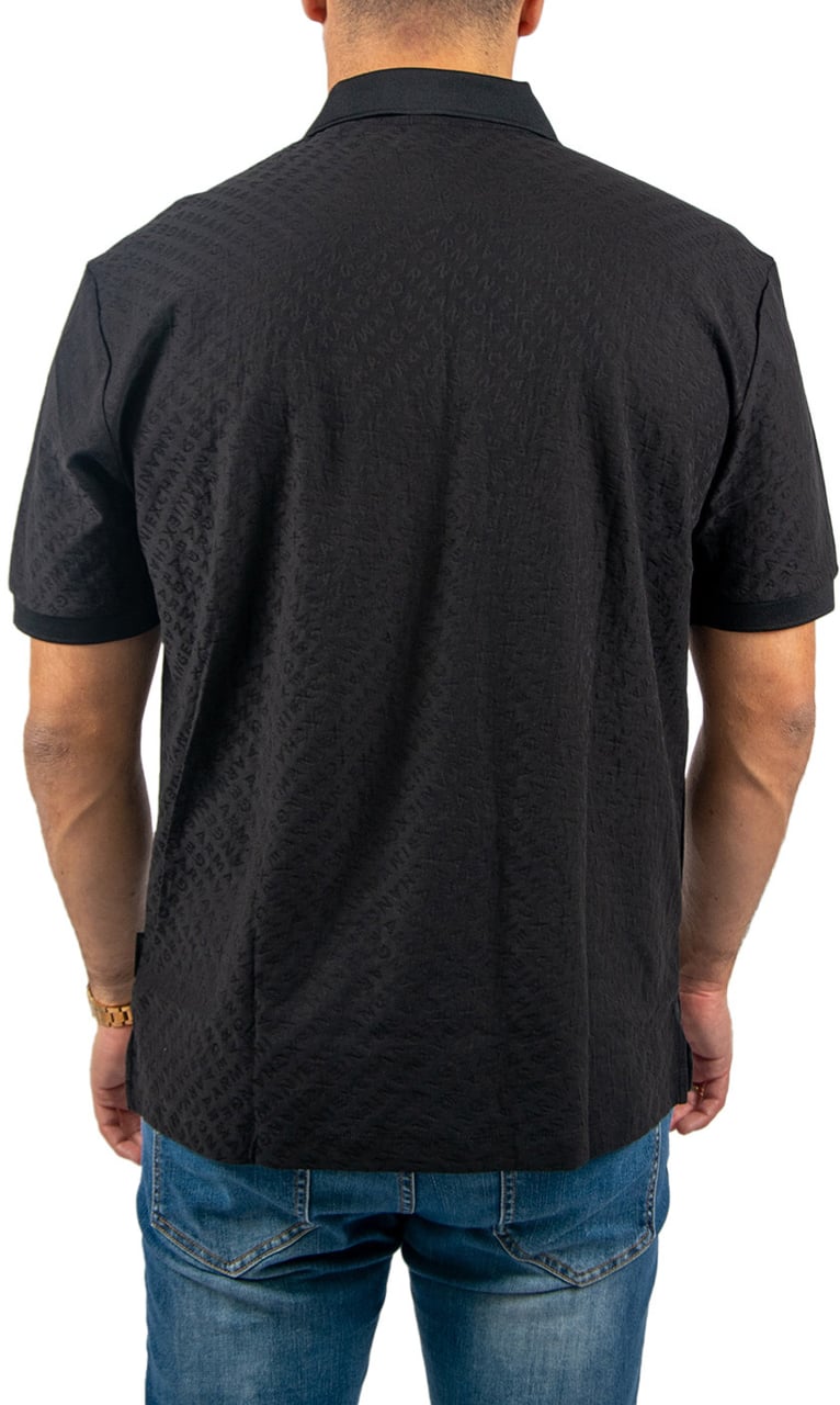 Armani Exchange Armani Exchange Polo Shirt Zwart