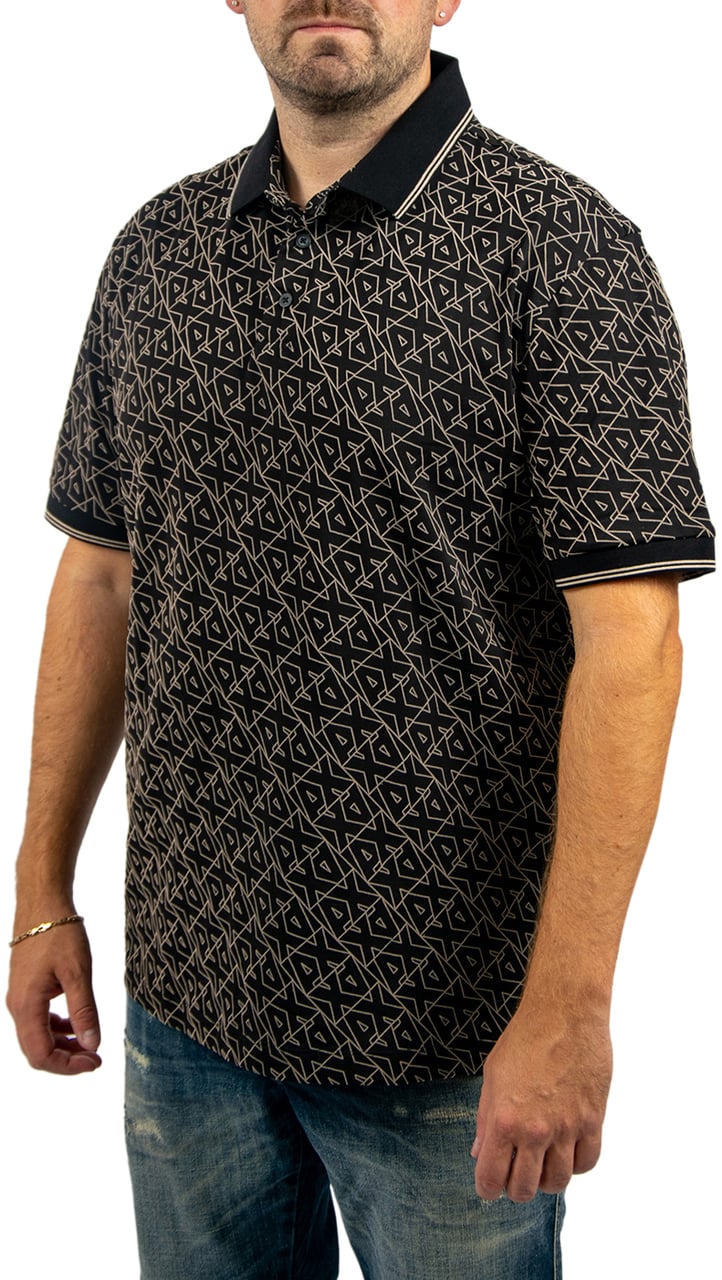 Armani Exchange Armani Exchange Polo Shirt Zwart