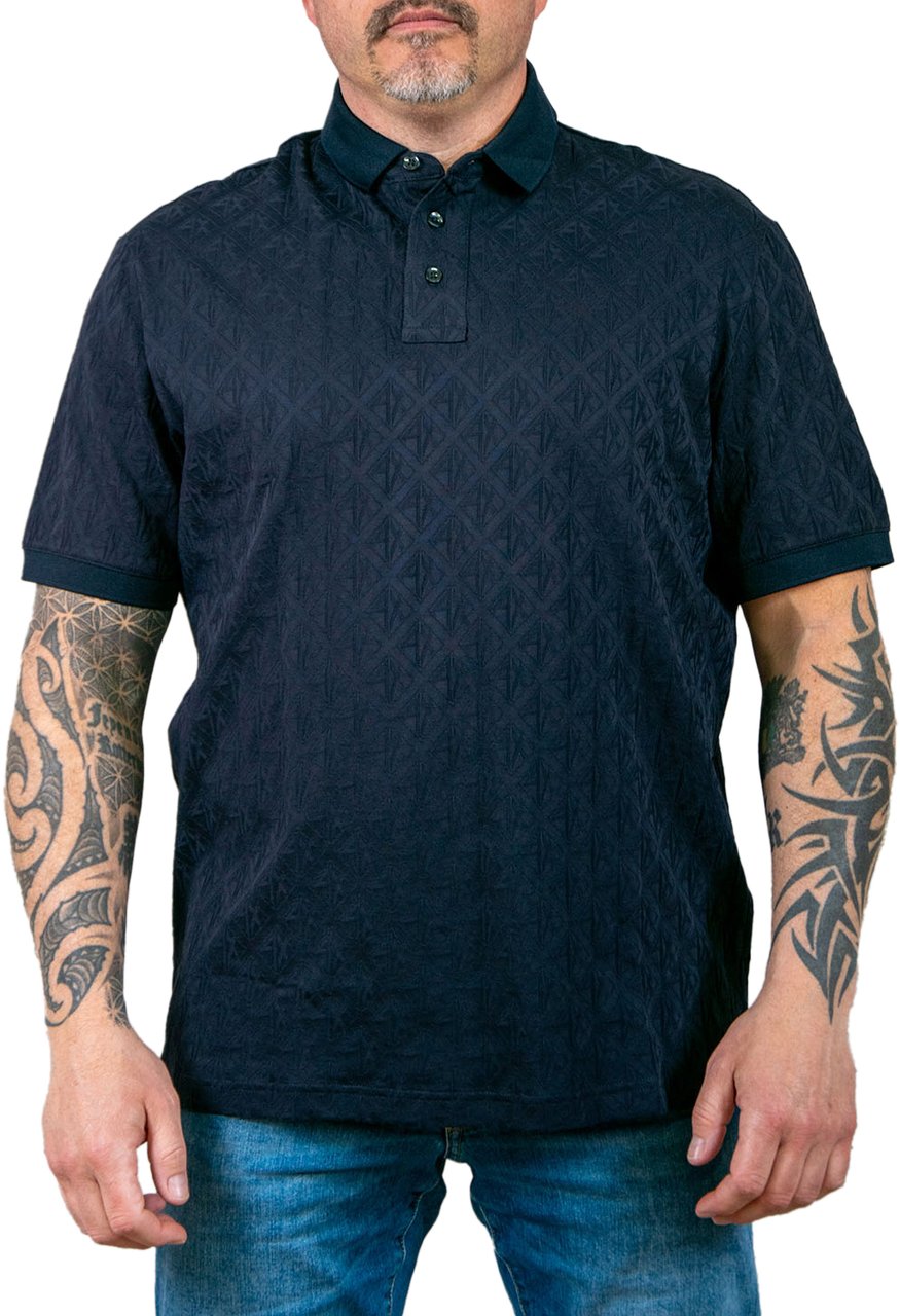 Armani Exchange Armani Exchange Polo Shirt Blauw