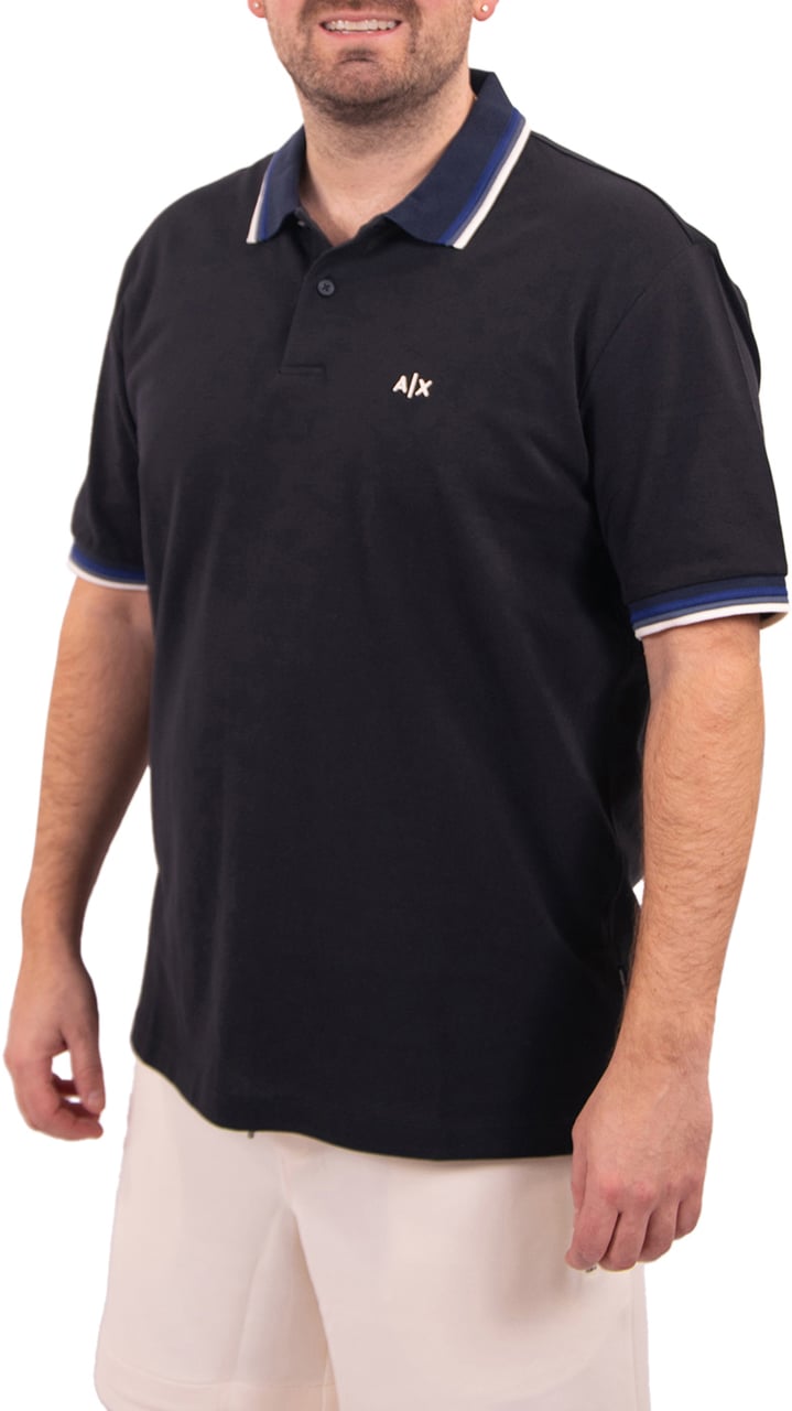 Armani Exchange Polo Shirt Blauw