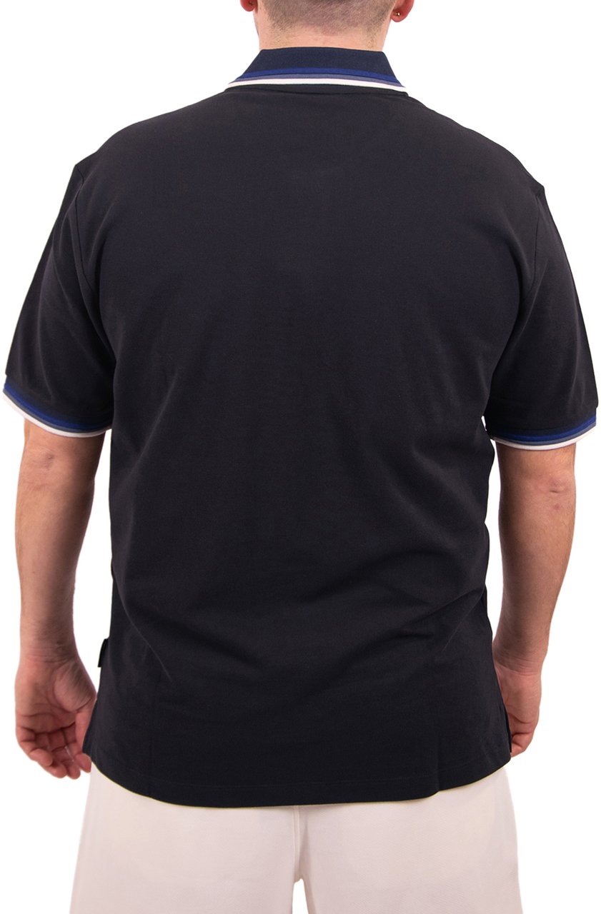 Armani Exchange Polo Shirt Blauw