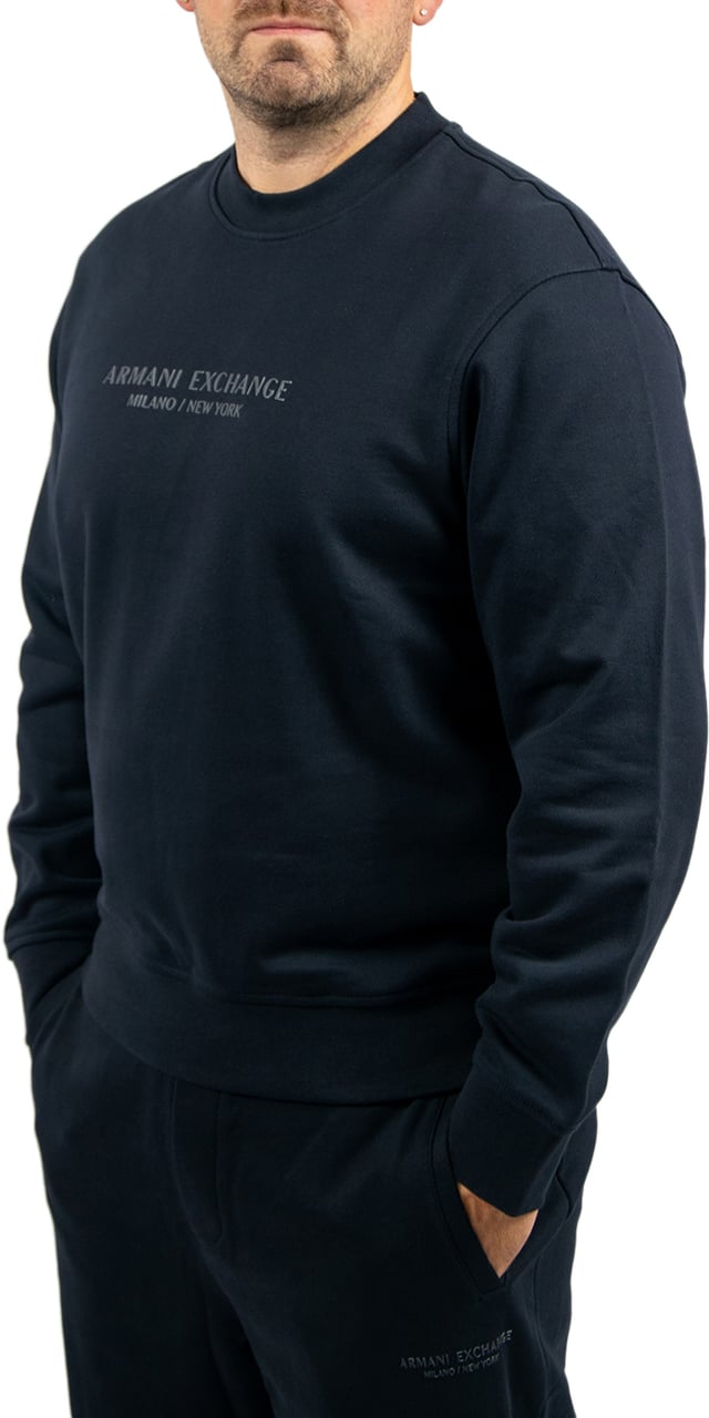 Armani Exchange Sweatshirt Blauw
