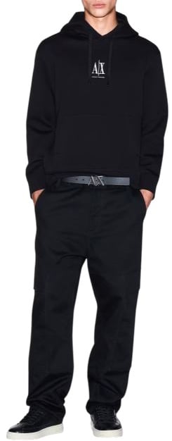 Armani Exchange Hoodie Zwart
