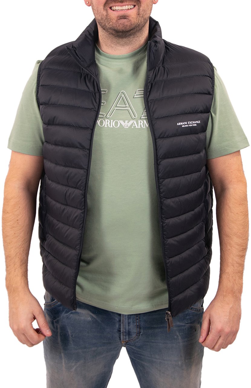 Armani Exchange Armani Exchange Down Waistcoat Blauw