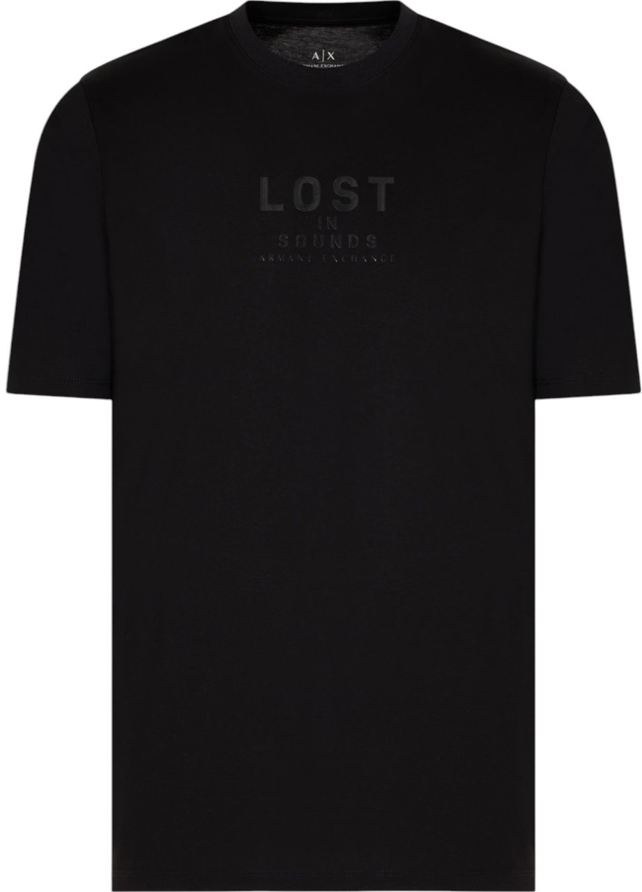 Armani Exchange Heren T-shirt Zwart