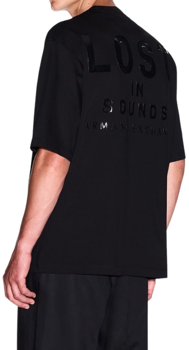 Armani Exchange Heren T-shirt Zwart