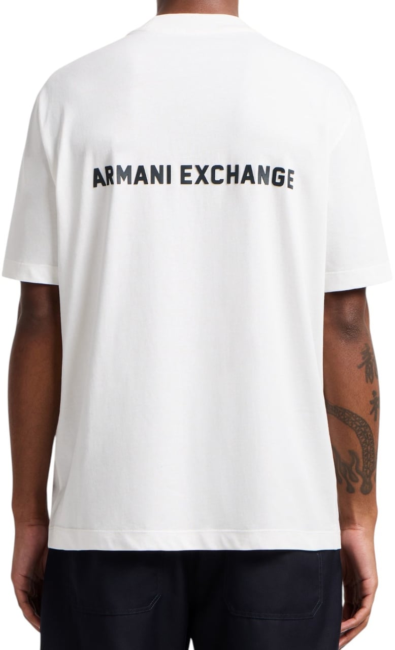 Armani Exchange Heren T-shirt Wit