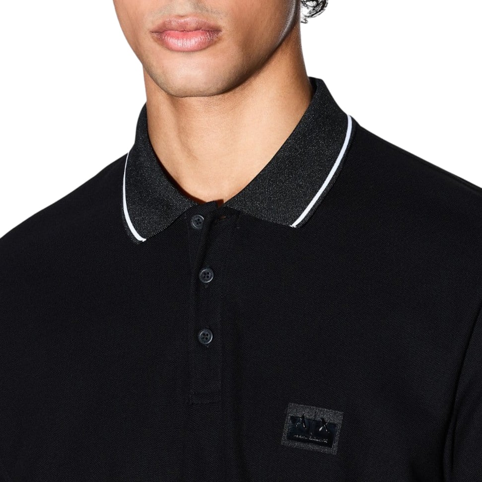 Armani Exchange Heren Polo Zwart