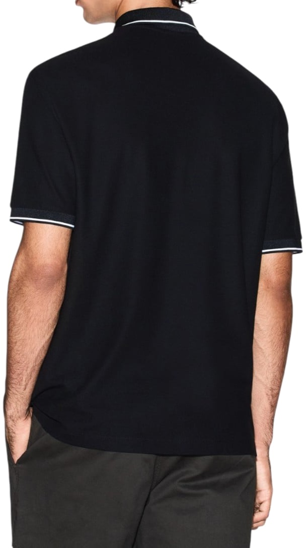 Armani Exchange Heren Polo Zwart