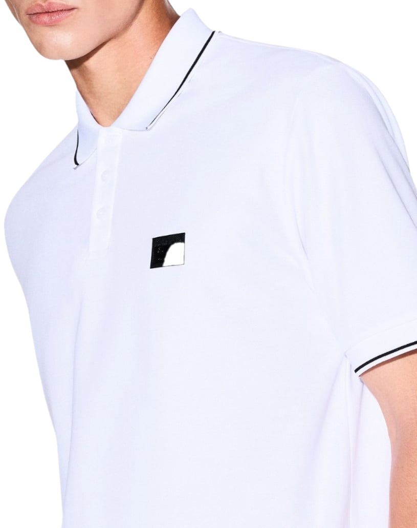 Armani Exchange Heren Polo Wit