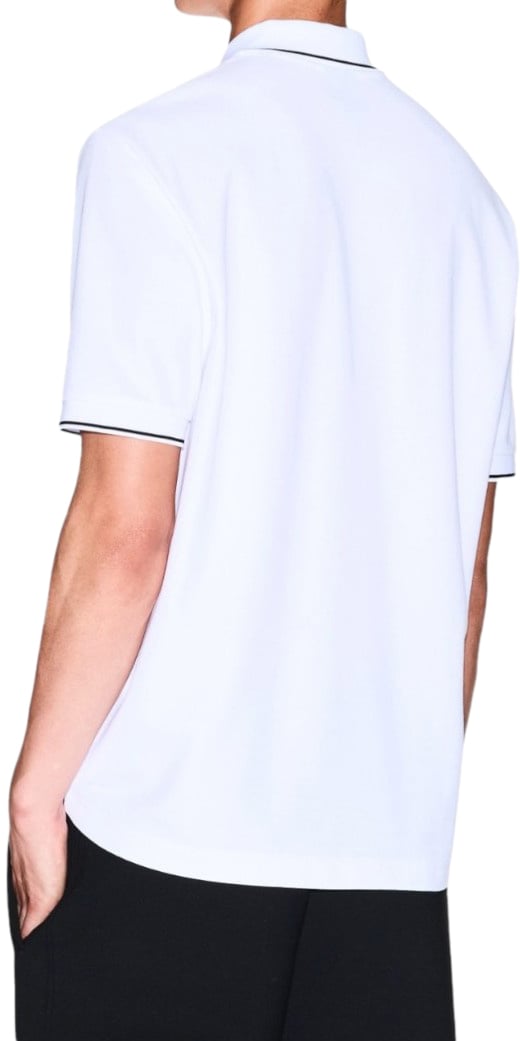 Armani Exchange Heren Polo Wit