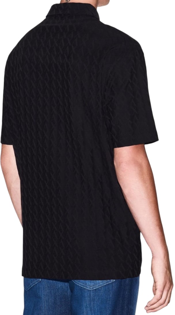 Armani Exchange Heren Polo Zwart
