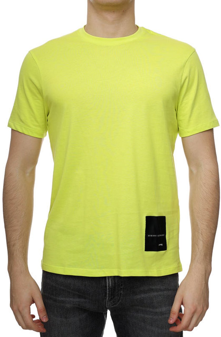 Armani Exchange T-Shirts And Polos Lime Groen