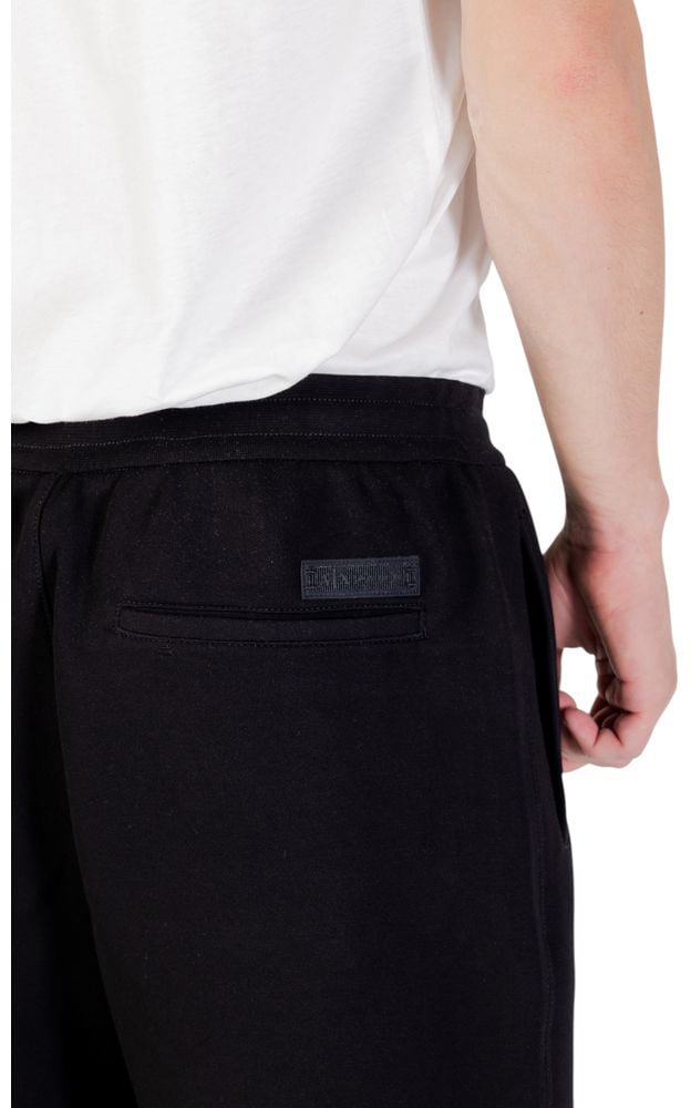 Armani Exchange Black Cotton Joggers (Workout Pants) Zwart