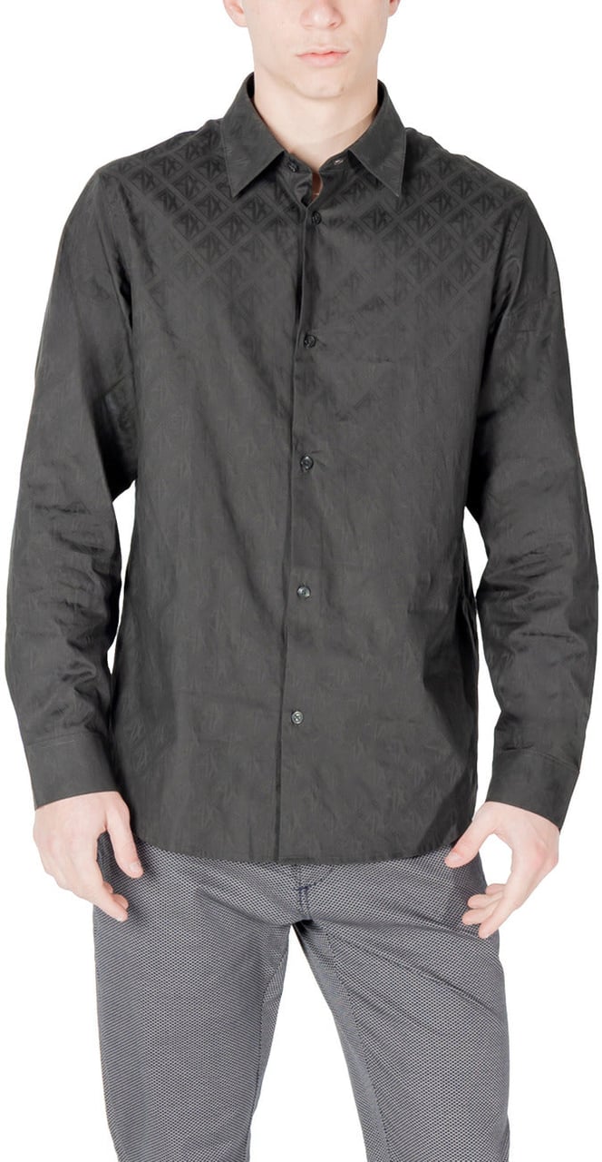 Armani Exchange Men Shirt Zwart