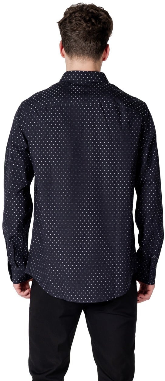 Armani Exchange Men Shirt Blauw