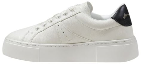 Armani Exchange Black Polyester Chunky Sneakers Zwart