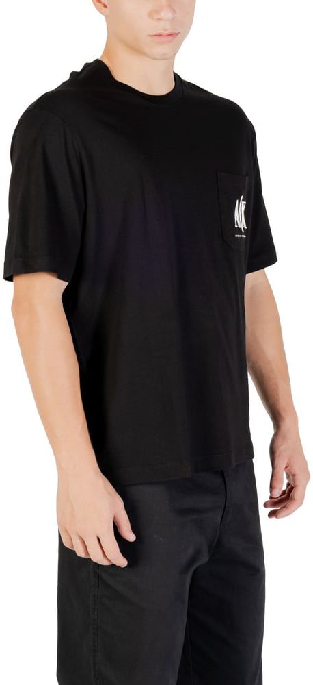 Armani Exchange Black Cotton Sportswear Zwart