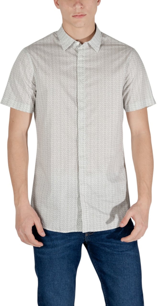 Armani Exchange Men Shirt Zwart