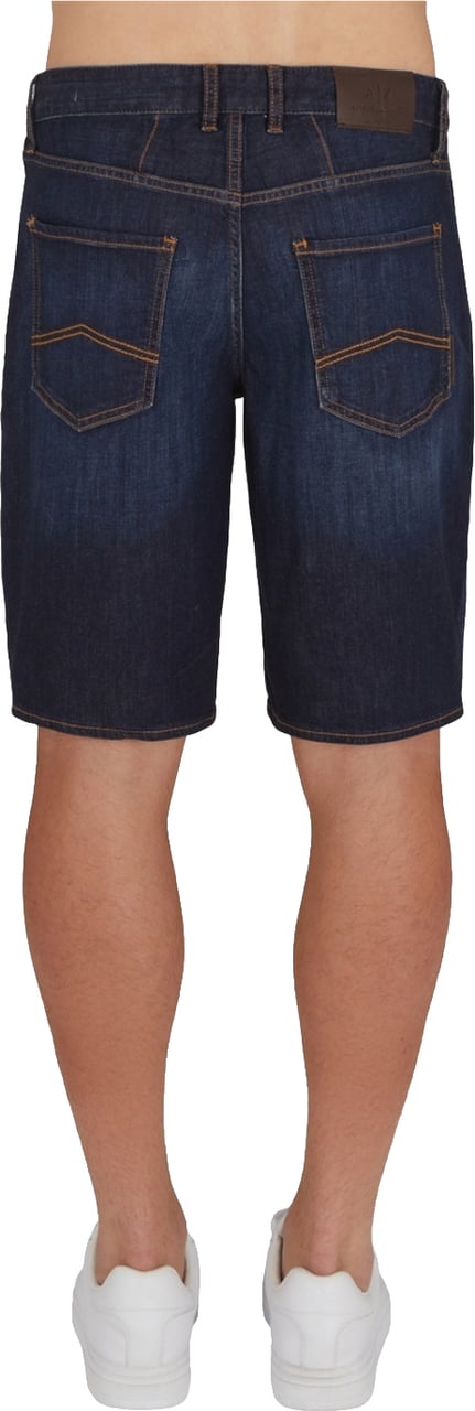 Armani Exchange Trousers Denim Scuro Navy