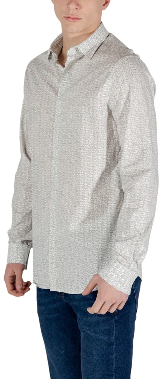 Armani Exchange Men Shirt Beige