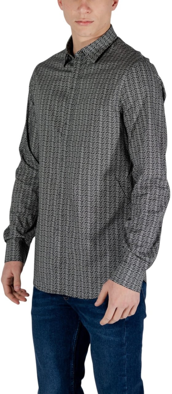 Armani Exchange Men Shirt Zwart