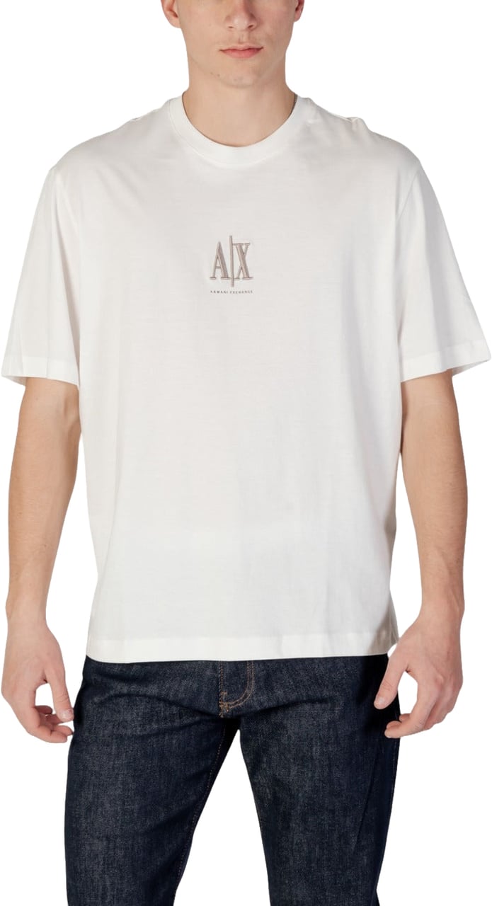 Armani Exchange Men T-Shirt Beige