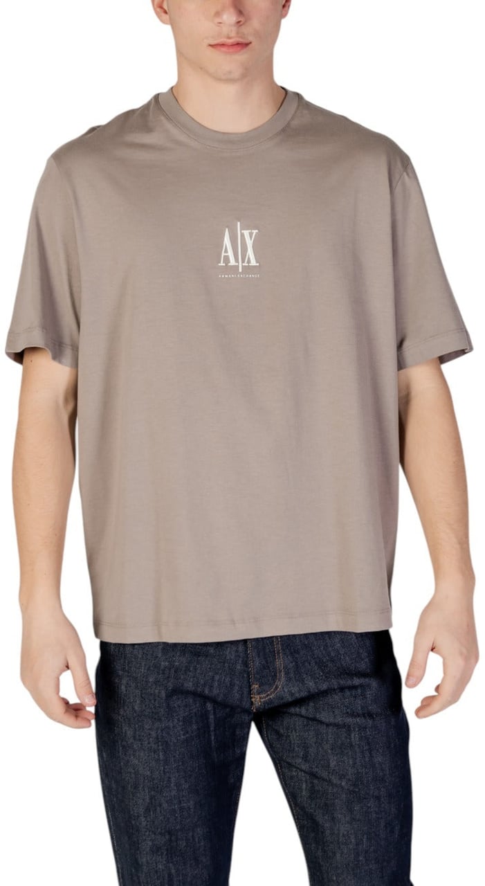 Armani Exchange Men T-Shirt Beige