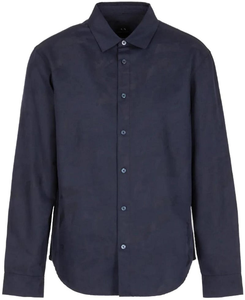 Armani Exchange Armani Exchange Men Shirt Blauw
