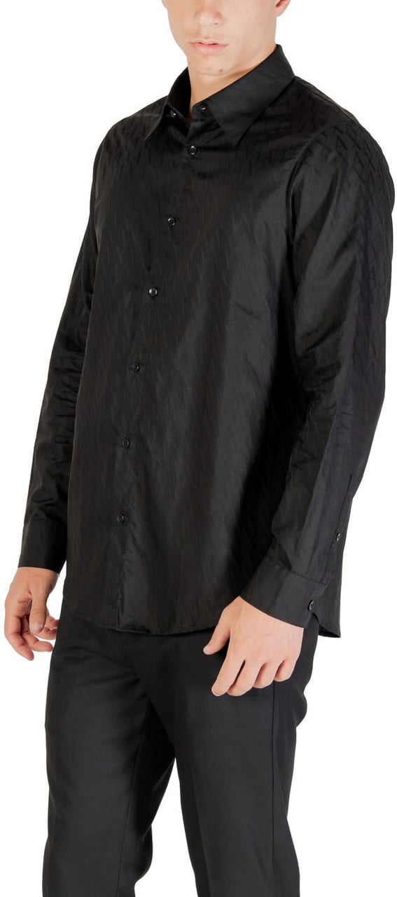 Armani Exchange Men Shirt Zwart