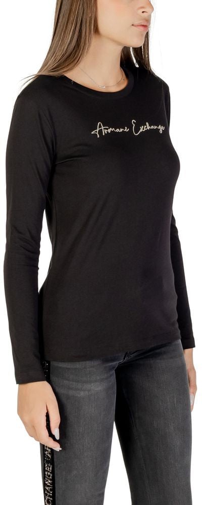 Armani Exchange Bicolor Cotton Long Sleeve T-Shirt Divers
