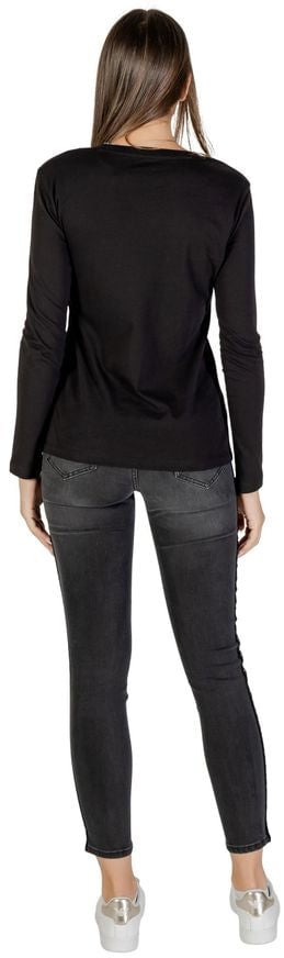 Armani Exchange Bicolor Cotton Long Sleeve T-Shirt Divers