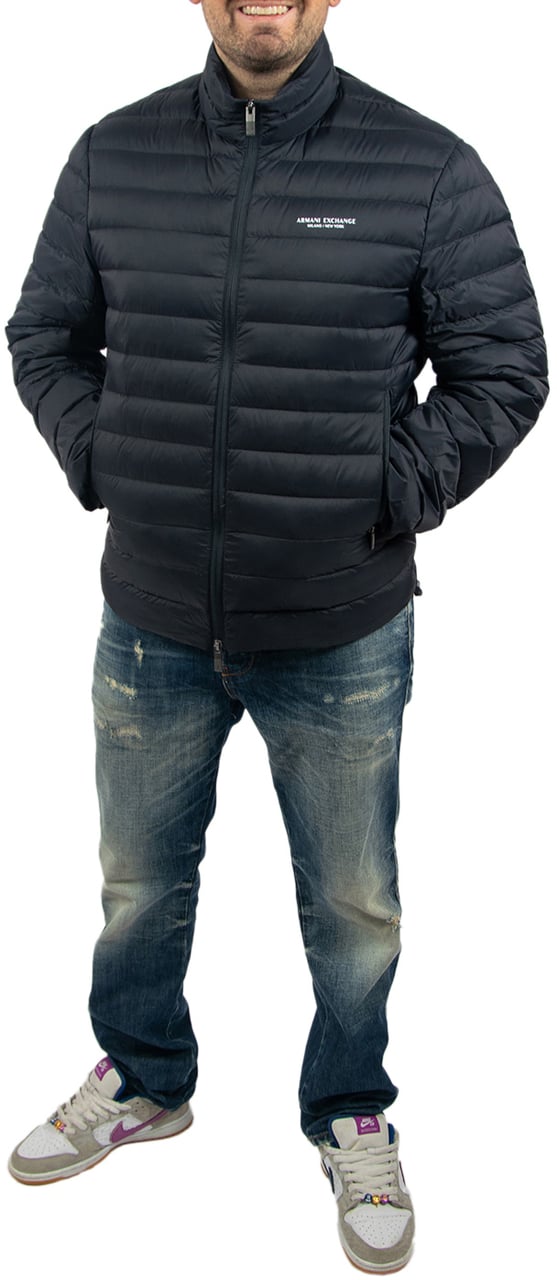 Armani Exchange Down Jacket Blauw