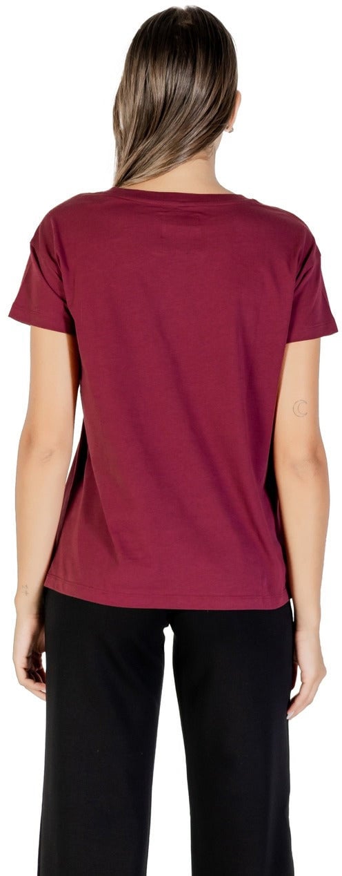 Armani Exchange Armani Exchange Women T-Shirt Maroon