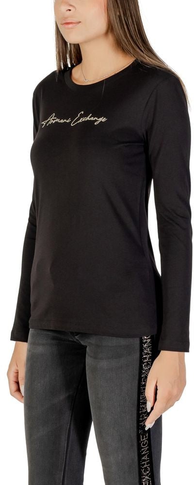 Armani Exchange Bicolor Cotton Long Sleeve T-Shirt Divers