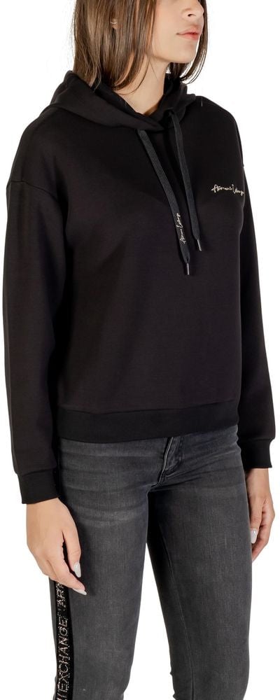 Armani Exchange Armani Exchange Bicolor Viscose Hoodie Divers