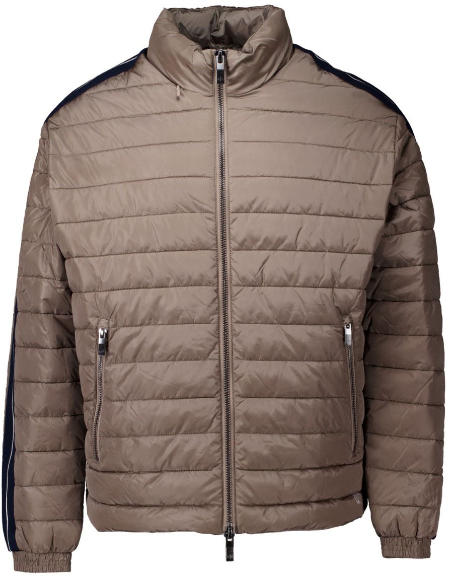 Armani Exchange Armani Exchange Man Woven Caban Coat Gewatteerde Jassen Taupe 6dzb37 Zn4xz Taupe