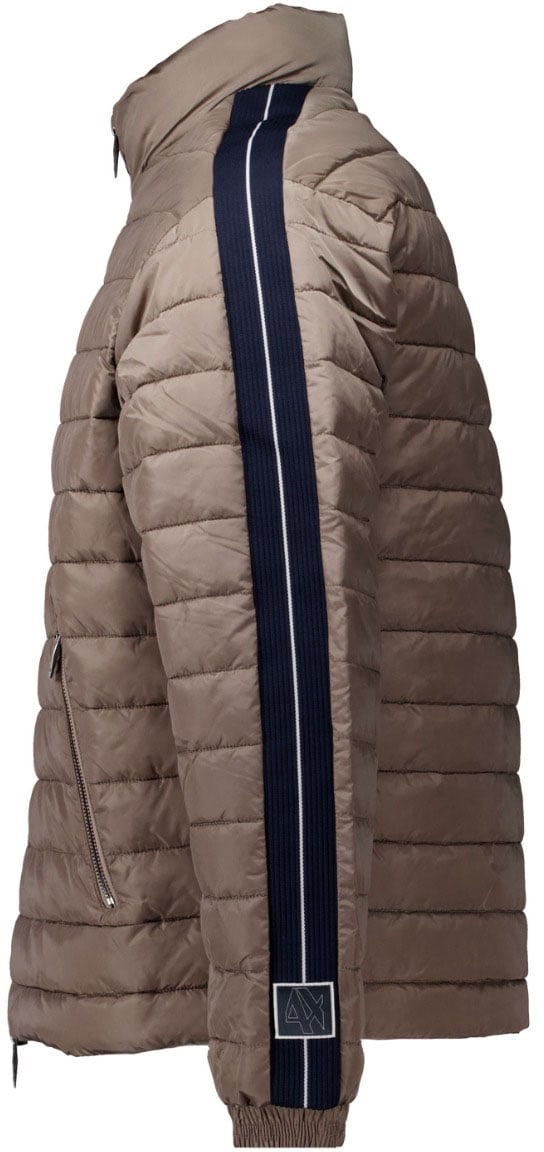 Armani Exchange Armani Exchange Man Woven Caban Coat Gewatteerde Jassen Taupe 6dzb37 Zn4xz Taupe