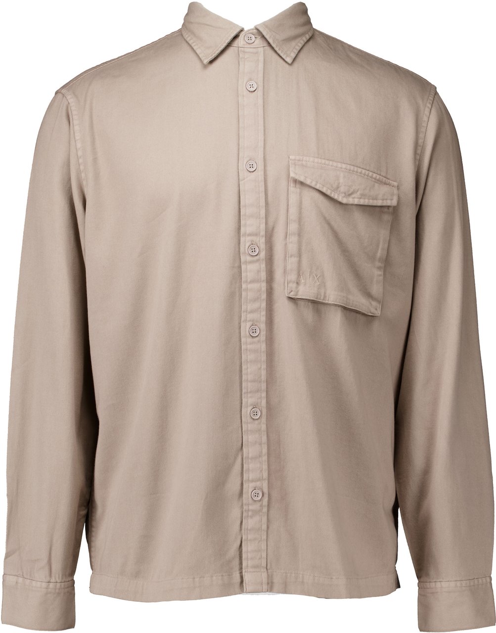 Armani Exchange Armani Exchange Man Woven Shirt Lange Mouw Overhemden Beige 6dzc07 Zn5ez Beige
