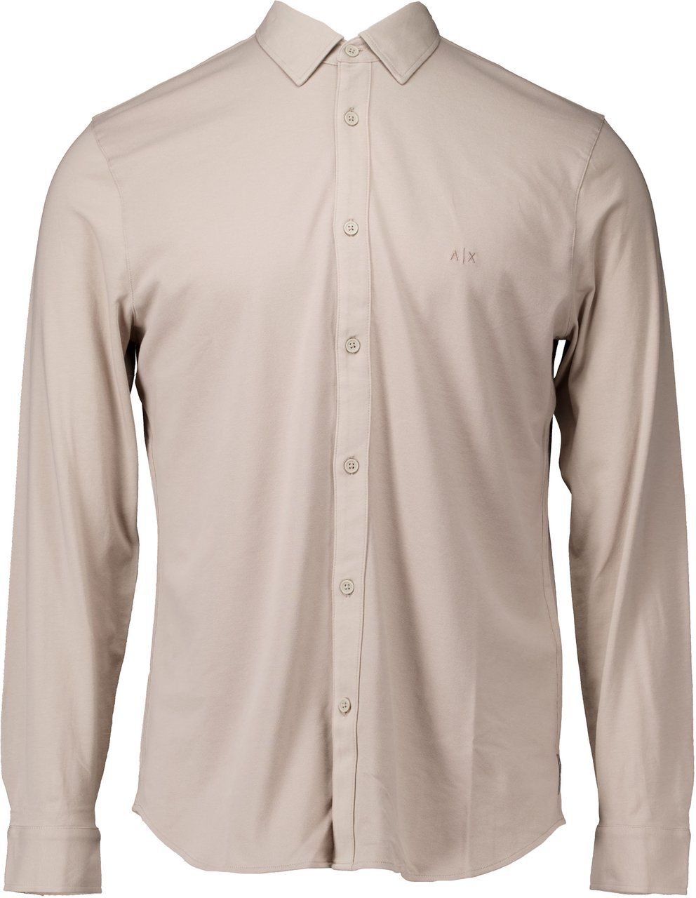 Armani Exchange Armani Exchange Man Jersey Shirt Lange Mouw Overhemden Taupe 6dzchj Zjeaz Taupe