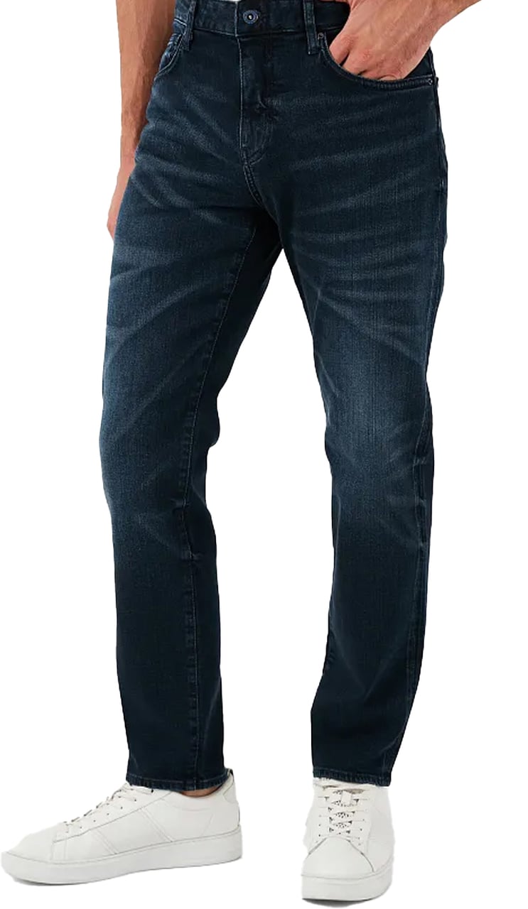 Armani Exchange Trousers Blue Blauw