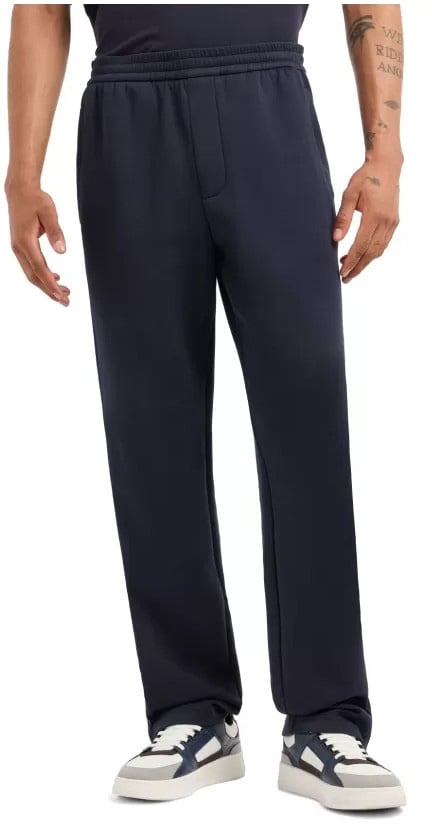 Armani Exchange Trousers Blue Blauw