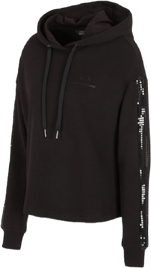 Armani Exchange Hoodie Armani Exchange Zwart