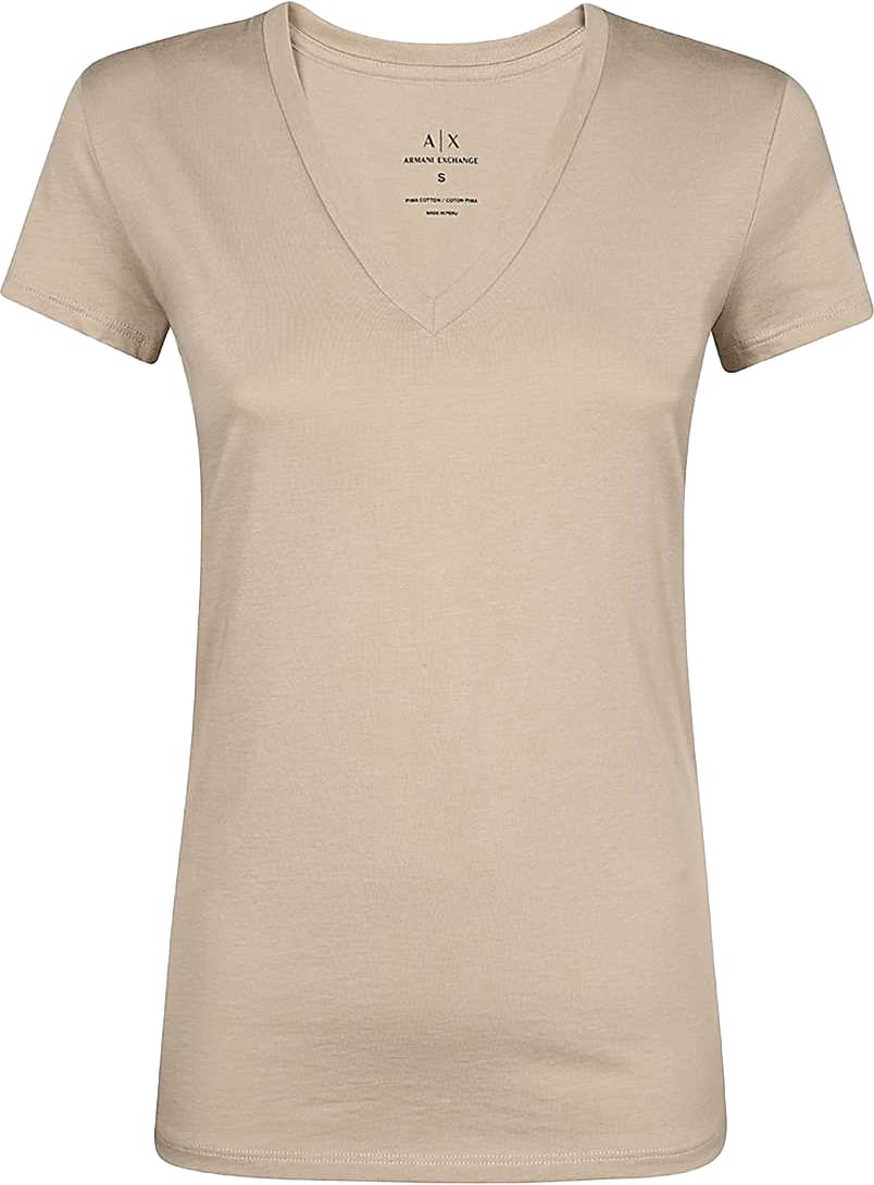 Armani Exchange T-Shirts And Polos Dove Grey Grijs
