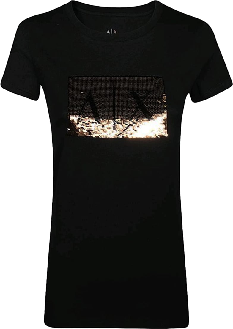 Armani Exchange T-Shirts And Polos Black Zwart